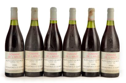 null "11 bottles Nuits Saint Georges 1986 ""Clos des forêts Saint-Georges"" Domaine...