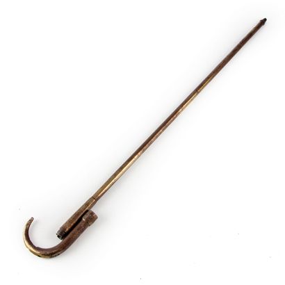 null Cane rifle, the knob and the shaft out of metal. 

L. : 87 cm

Worn