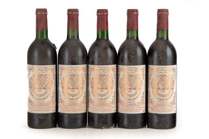 null "11 bouteilles Château Pichon Baron 1985 2e GC Pauillac

(N. tlb à lb, E. f,...
