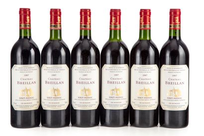 null "12 bouteilles Château Breillan 1997 Haut-Médoc

(N. 10 tlb, 2 lb, E. f)"
