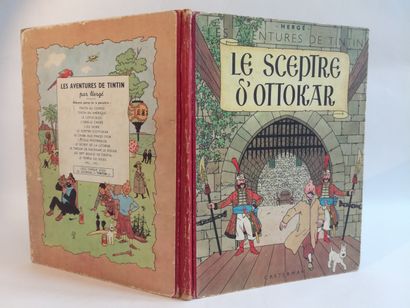 null HERGÉ. The adventures of Tintin. Set of 7 albums. Tournai and Paris, Casterman....
