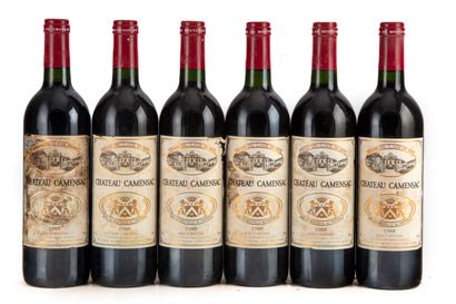 null "6 bottles Château Camensac 1988 5th GC Haut-Médoc

(N. 1 tlb, E. a, m, lg)...