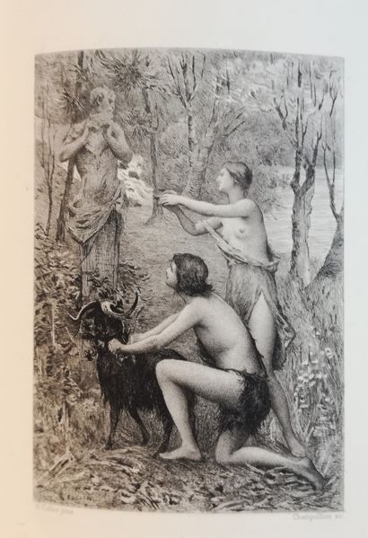 null COLLIN. - LONGUS. Daphnis and Chloé. Preface by Jules Claretie. Paris, Libr....