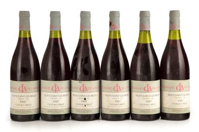 null "6 bottles Nuits Saint Georges 1987 1er Cru ""Clos de l'Arlot Domaine de l'Arlot

(N....