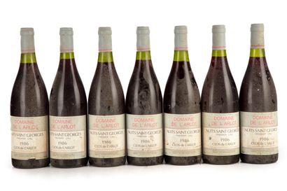 null "7 bottles Nuits Saint Georges 1986 1er Cru ""Clos de l'Arlot Domaine de l'Arlot

(N....