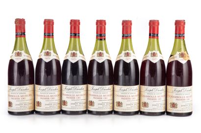 null "7 bouteilles Chambolle-Musigny 1971 1er Cru Joseph Drouhin

(N. 5 entre 5 et...