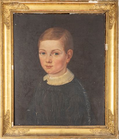 ECOLE FRANCAISE XIXè ECOLE FRANCAISE du XIXe 

Portrait d'enfant, probablement celui...