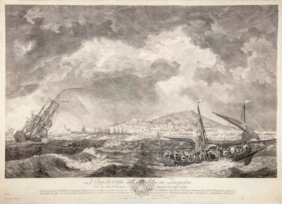 VERNET After Claude-Joseph VERNET (1714-1789), engraved by Charles-Nicolas COCHIN...