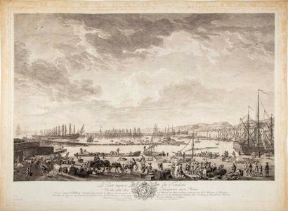 VERNET D'après Claude-Joseph VERNET (1714-1789), gravé par Charles-Nicolas COCHIN...