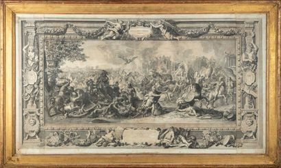 LEBRUN D'après Charles LEBRUN (1619-1690), gravé par GIRARD AUDRAN (1640-1703) 
Les...