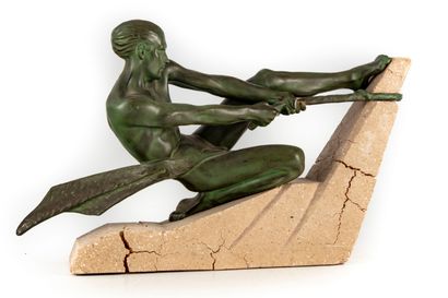 Max LE VERRIER Max LE VERRIER (1891-1973)

Le tireur de corde 

Bronze

H. : 31 cm...