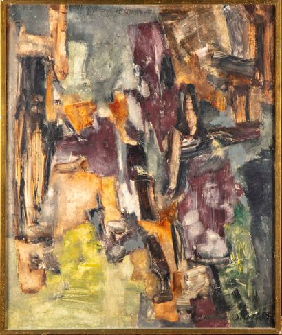 DE VOGUE Guy de VOGÜE (1929 - 2002)

Composition 

Oil on canvas, signed lower right...