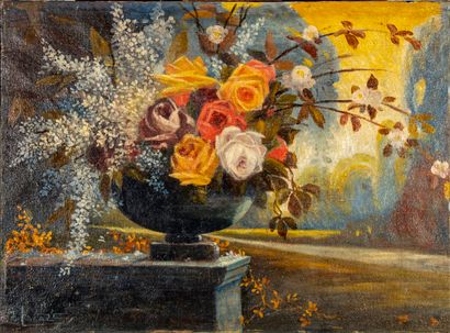 LACAZE René LACAZE (XXth)

Bunch of flowers

Oil on canvas, lined, signed lower left

60...