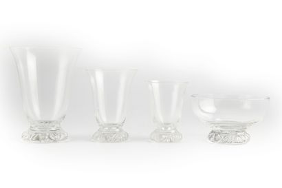 DAUM DAUM - France

Part of a service of tulip-shaped crystal glasses, model "Kim"...