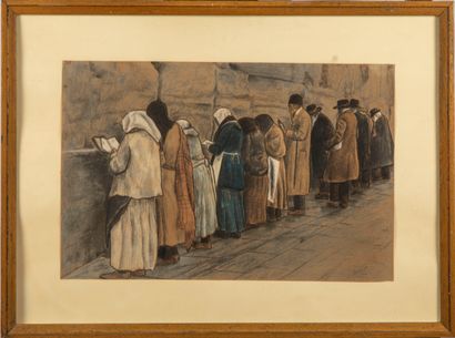 null CONTEMPORARY SCHOOL - Judaica

The Wailing Wall

Charcoal and pastel, signed...