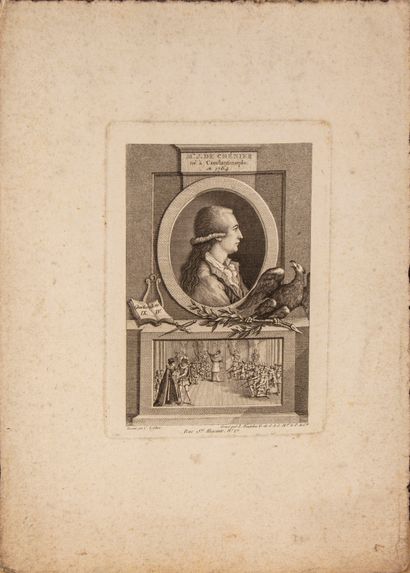 null Important set of engravings mainly portraits of the eighteenth century, including...