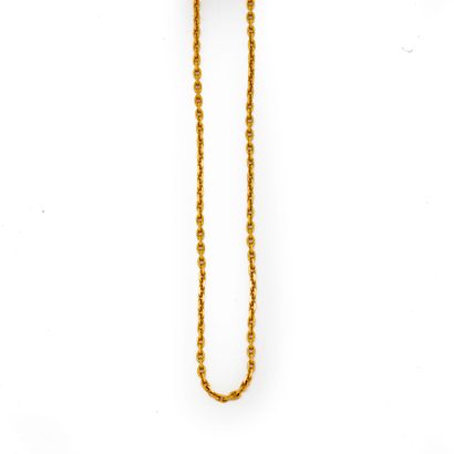 null Yellow gold chain

Weight : 6,9 g.