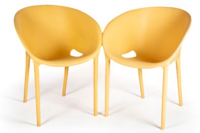 null Philippe STARCK

Pair of armchairs model Soft Egg

Little wear and tear