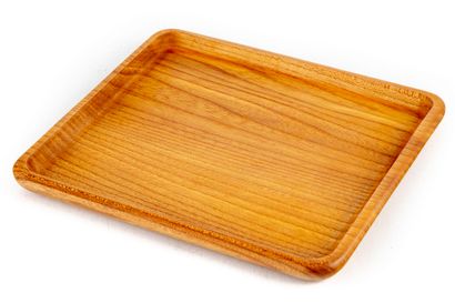 SVENSK SLÖJD 
Small tray in exotic wood 
Label...