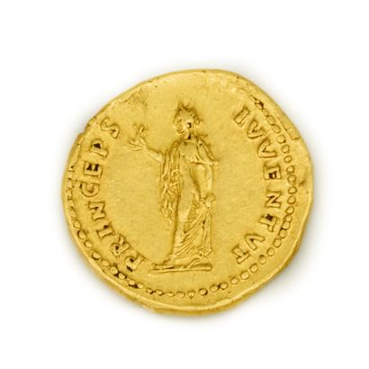 EMPIRE ROMAIN EMPIRE ROMAIN 
Domitien (81-96), Aureus, Rome 
Av. Tête laurée à droite...