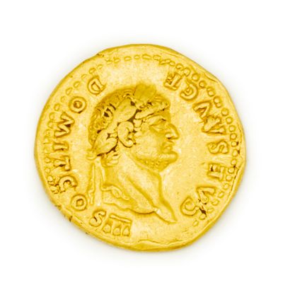 EMPIRE ROMAIN EMPIRE ROMAIN 
Domitien (81-96), Aureus, Rome 
Av. Tête laurée à droite...