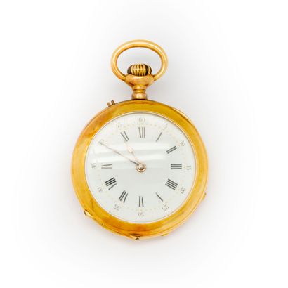 Lady's pocket watch in yellow gold

Gross...