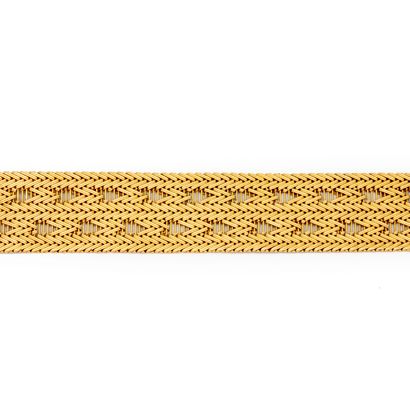 Bracelet souple en or jaune 
Poids : 44,1...