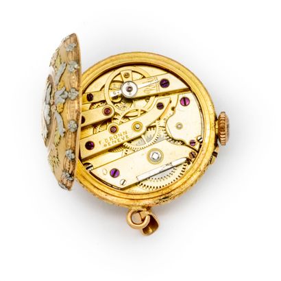 null Small gold lady's collar watch

Gross weight : 17 g.