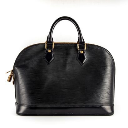 LOUIS VUITTON LOUIS VUITTON

Handbag model Alma, in black epi leather, double handle,...