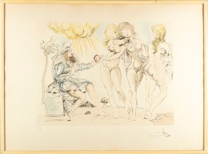 null Salvador DALI (1904-1989) 

The three Graces

Engraving in colors, signed lower...