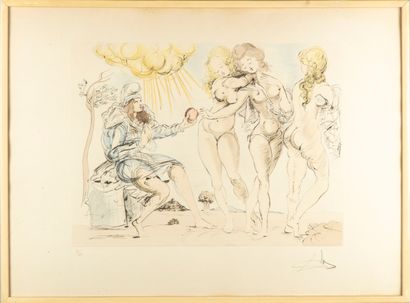 null Salvador DALI (1904-1989) 

Les trois Grâces

Gravure en couleurs, signée en...