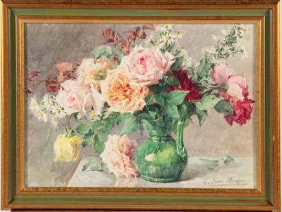 Eugénie FAUX FROIDURE ( 1886-?) 
Bouquet...