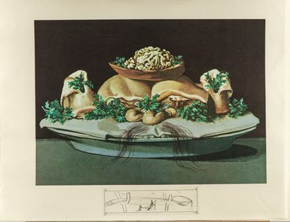 null Salvador Dalí (1904-1989)

The Gala Dinners. 1971. Lithograph after collages...