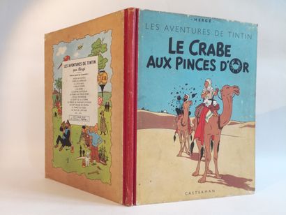 null HERGÉ. Les aventures de Tintin. Ensemble de 7 albums. Tournai et Paris, Casterman....