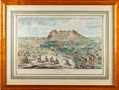 null FRENCH SCHOOL 19th century

Siege of Gibraltar

Optical view in color

Titled...