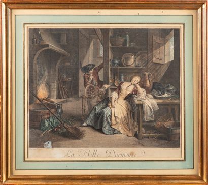 null After MERCIER, engraved by AVRIL

The beautiful sleeper, The young awake

Pair...