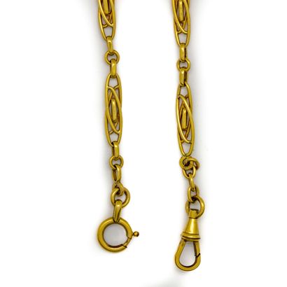 null Watch chain in yellow gold.

Weight : 10,9 g.