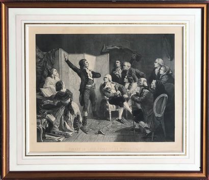 null After PILS, engraved by JOURNOT

Rouget de L'Isle singing the Marseillaise

Lithograph...