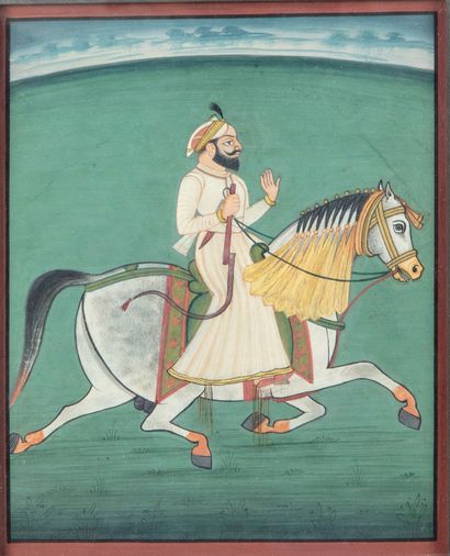 null INDIAN SCHOOL

Rider

Suite of three large miniatures on paper

32 x 27 - 21,5...