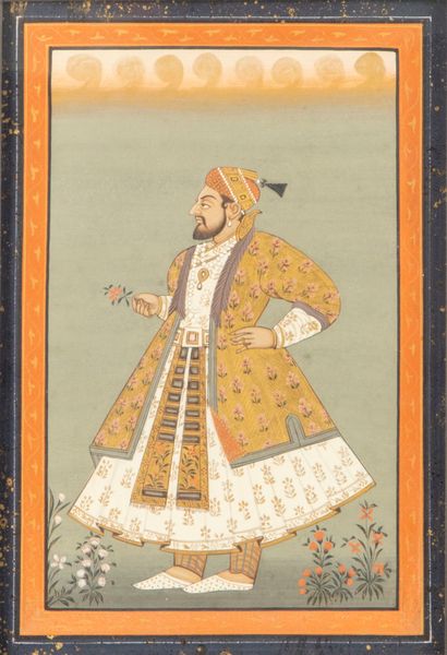 null INDIAN SCHOOL after DWARKA LAR 

Portrait of a man

Two large miniatures on...