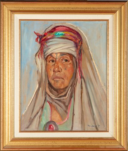 null Marcel CANET (1875-1959)

Portrait d'une femme Berbère

Huile sur toile marouflée...