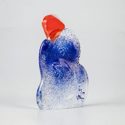 null Yan ZORITCHAK (1944)

Glass sculpture with blue inclusions 

Signed and dated...
