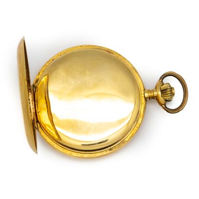 null Yellow gold pocket watch 

Double gold bowl 

Gross weight : 76,2 g