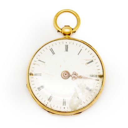 null Petite montre de col de dame en or

Poids brut : 9,8 g.