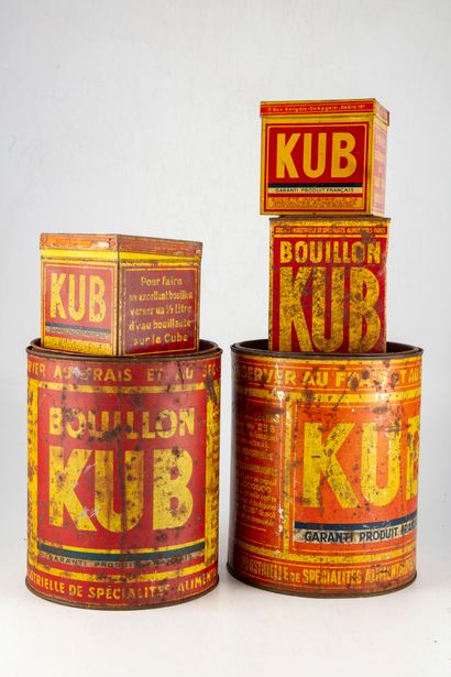 null Bouillon KUB

Ensemble de cinq boîtes publicitaires de marque Bouillon KUB comprenant...