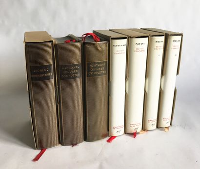 null Bibliothèque de la PLEIADE

Ensemble de 7 volumes : littérature classqiue du...