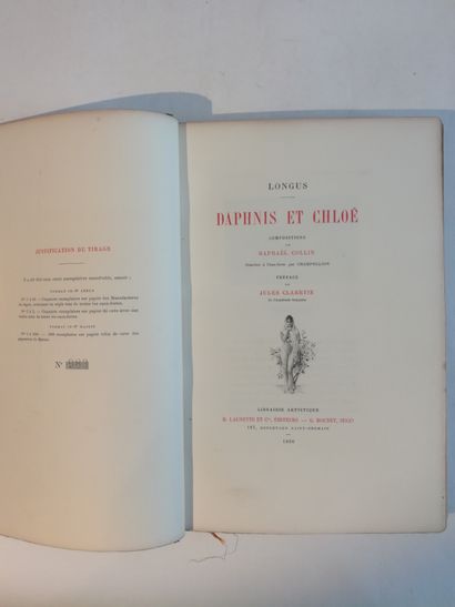 null COLLIN. - LONGUS. Daphnis et Chloé. Préface de Jules Claretie. Paris, Libr....