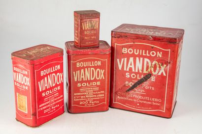null VIANDOX

Lot de quatre boites bouillon Viandox en tôle peinte rouge