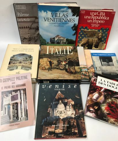 null LIVRES D'ART : 

9 livres sur le thème de l'Italie : 

- Palerme et la Sicile...
