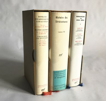 null Bibliothèque de la PLEIADE

Ensemble de 3 volumes : 

Romans Picaresques espagnols

Histoire...